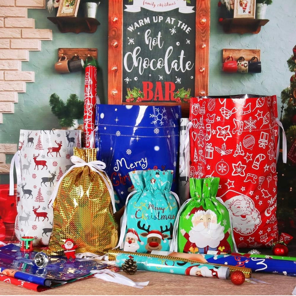 Kringle Express™ - Premium 30 Pc Self-Sealing Gift Bag Set