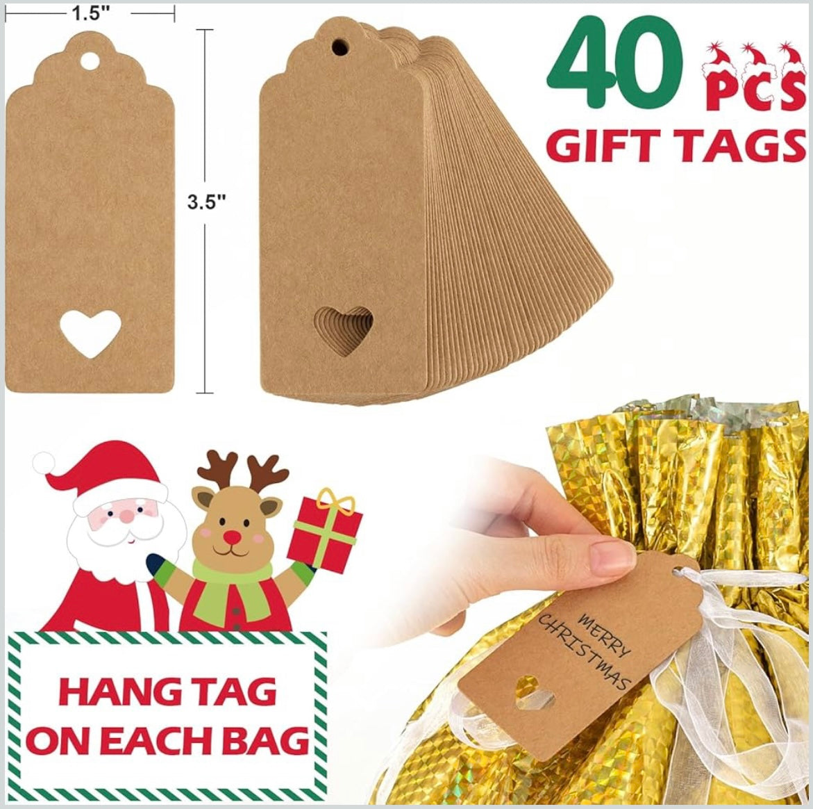 Kringle Express™ - 40 Pc Gift Bag Set