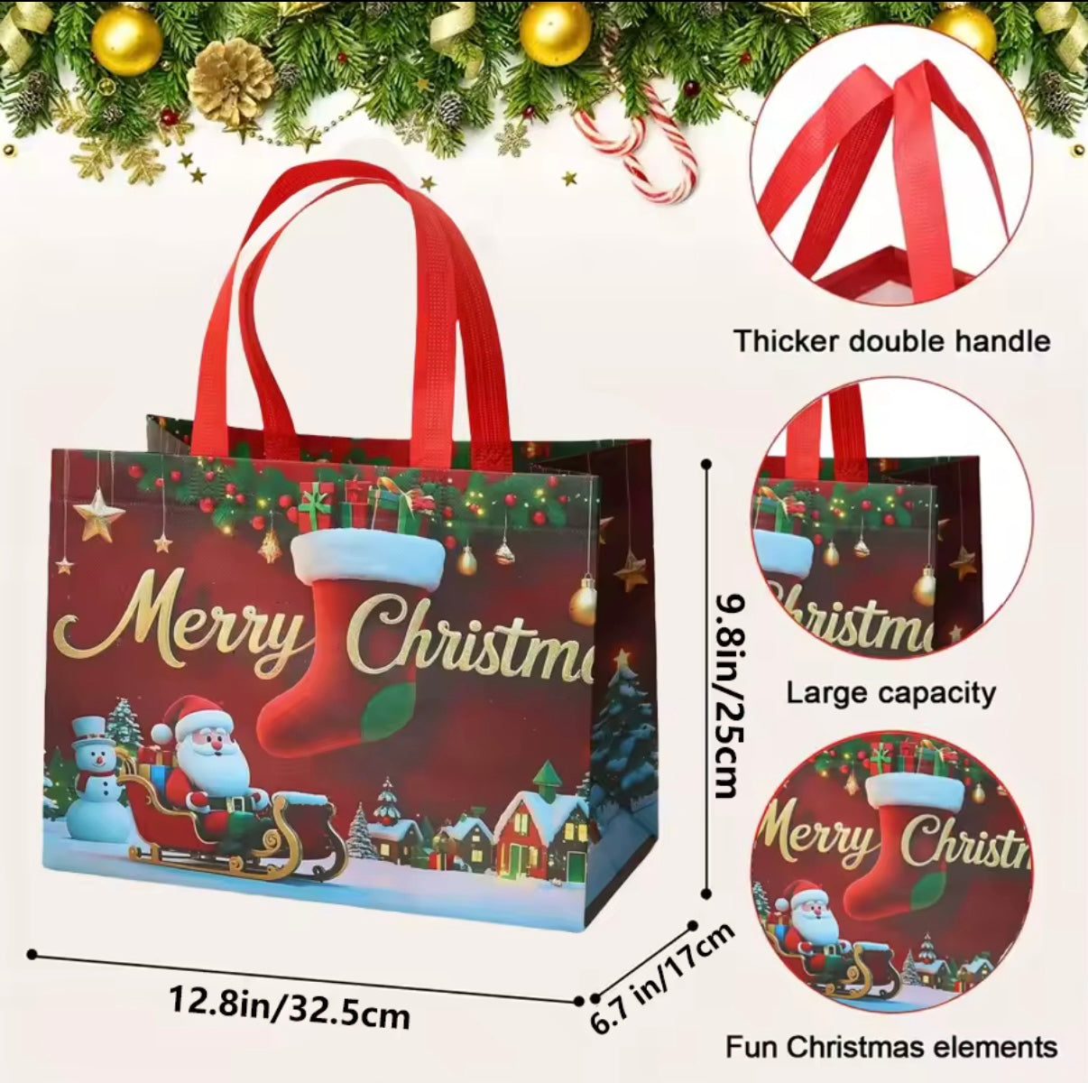Kringle Express™ - 16 Pc Premium Holiday Tote Set